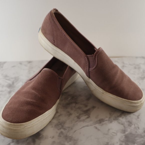 Keds Women's Double Decker wh61079 Suede Sneaker Mauve Size 9 - Picture 2 of 10